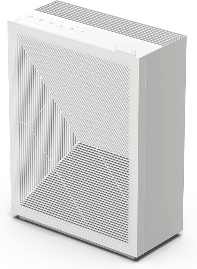 COWAY Air Purifiers for Home Bedroom up to 1,035ft² with HEPA Filter, Carbon Filter, Washable Filter for Smoke, Pollen, Dander, with Air Quality Monitor, Auto Mode, 3yr Warranty, Airmega 150 Green