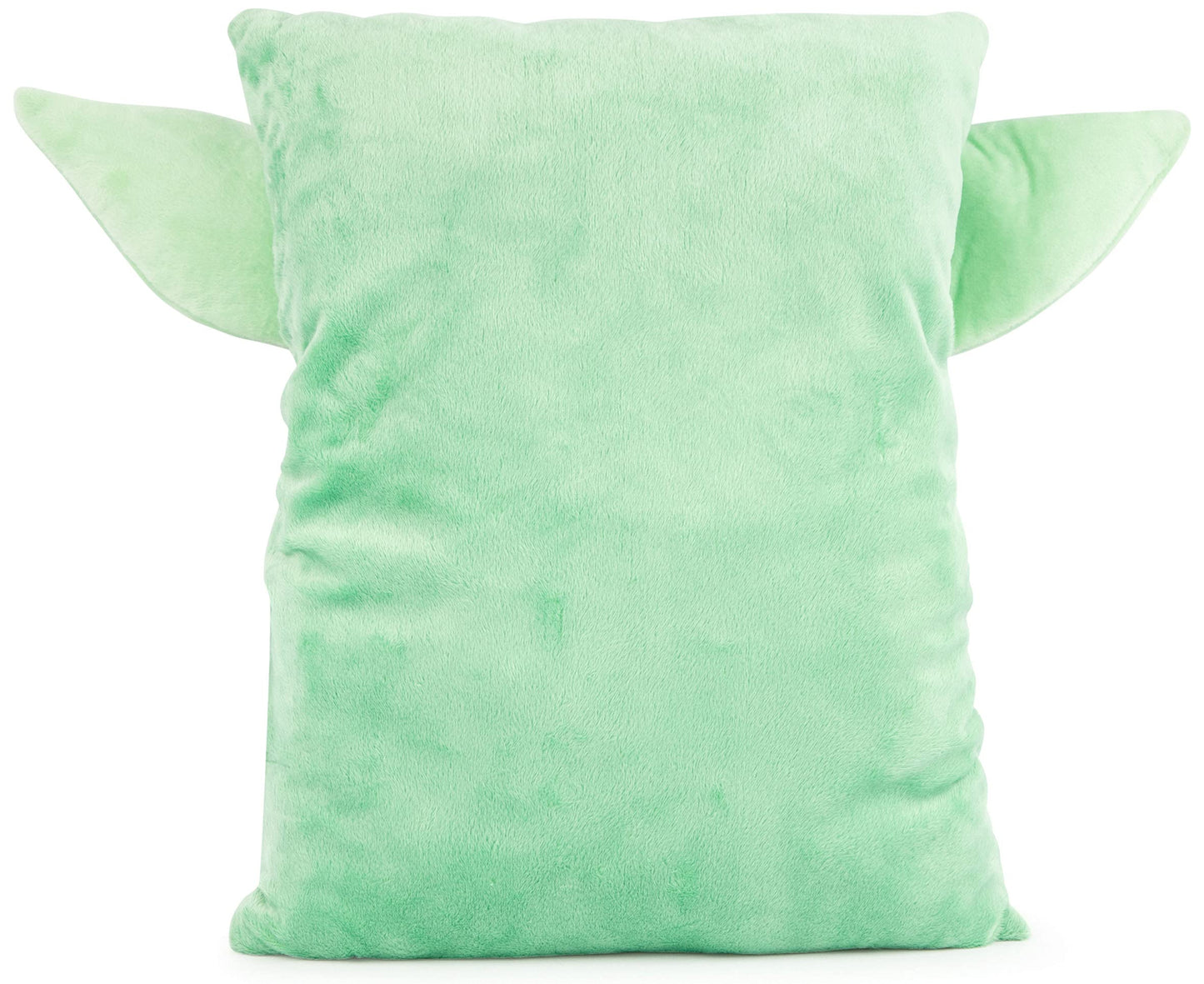 Jay Franco Star Wars The Mandalorian Baby Yoda Grogu 3D Snuggle Pillow - Super Soft – Measures 15 Inches (Official Star Wars Product)