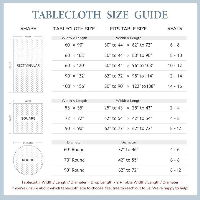 Linen World Blue Linen Tablecloth - 100% French Linen Table Cloth 108" x 60" Inch,Washable Rectangular Tablecloth for Dining,Outdoor,Weddings and Restaurants,Decorative Thanksgiving Christmas
