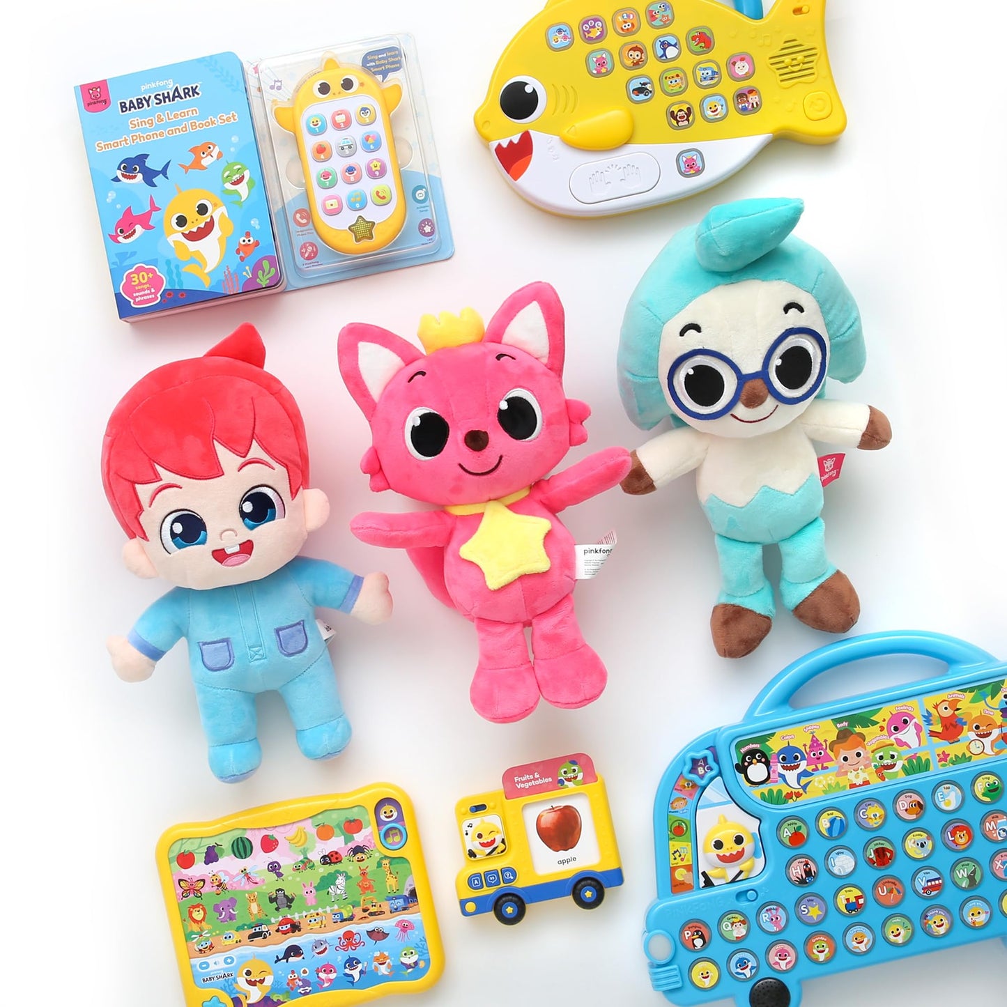 Pinkfong Hogi Plush Toy - Soft Stuffed Animal, Adorable Gift for Toddlers & Infants - Ages 1+