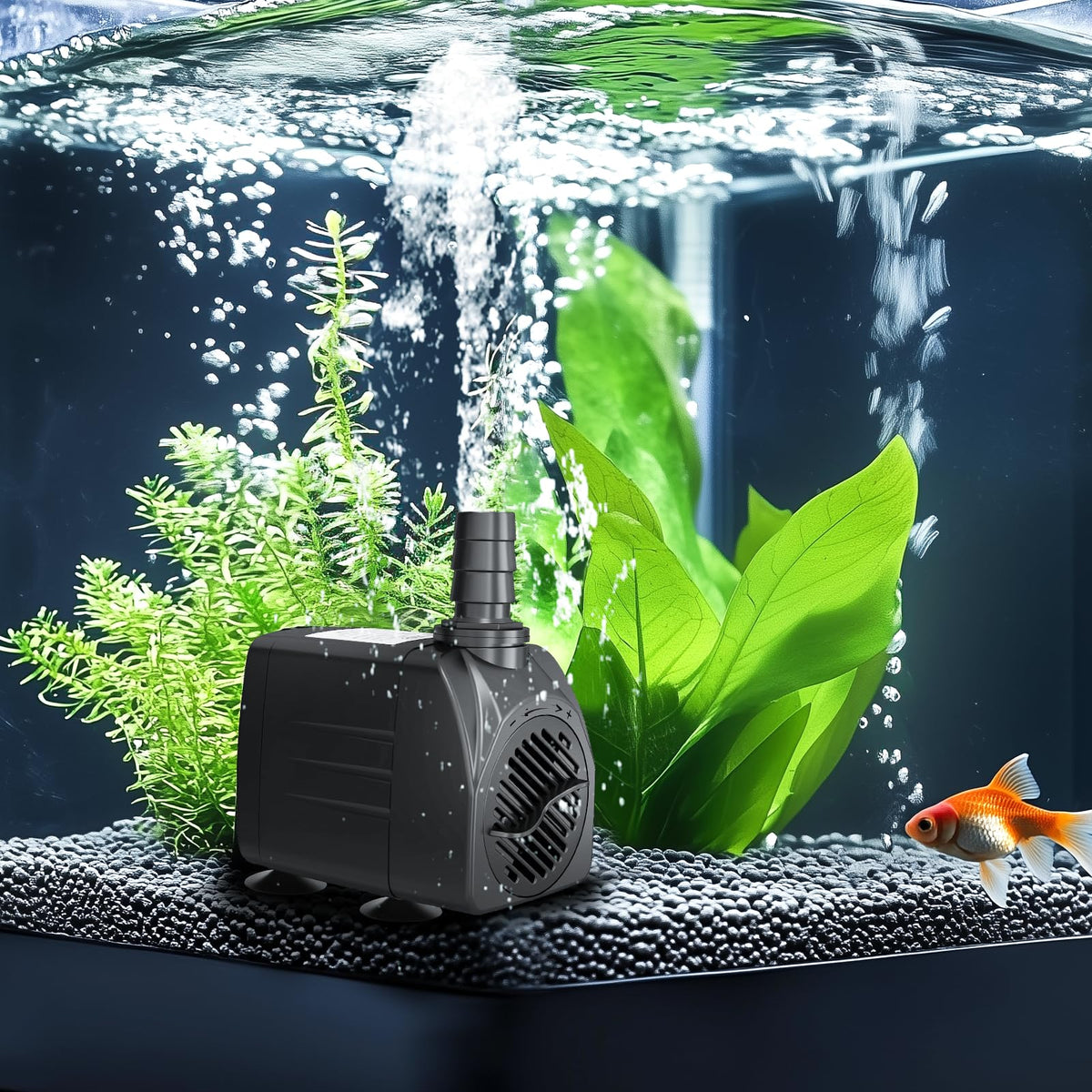 GROWNEER 550GPH Submersible Pump 30W Fountain Aquarium Water Pump