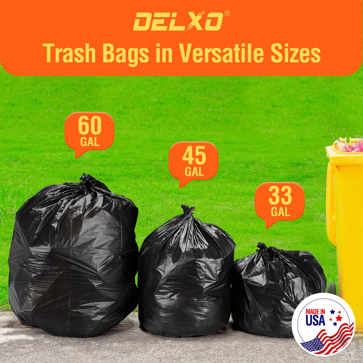 30 33 Gallon Trash Bags (5000 Count)