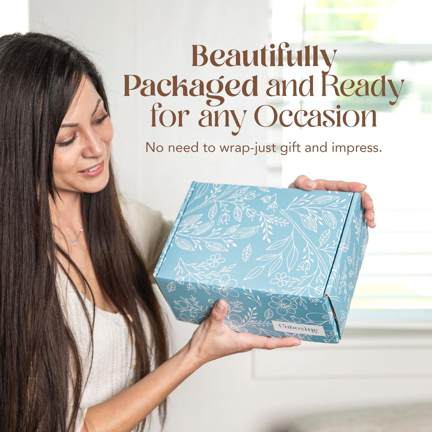 Unboxme Mini Healer Spa Gift Basket for Women – Self Care Gift Box & Wellness Care Package with Card, Relaxation Gift for Birthday or Get Well Soon