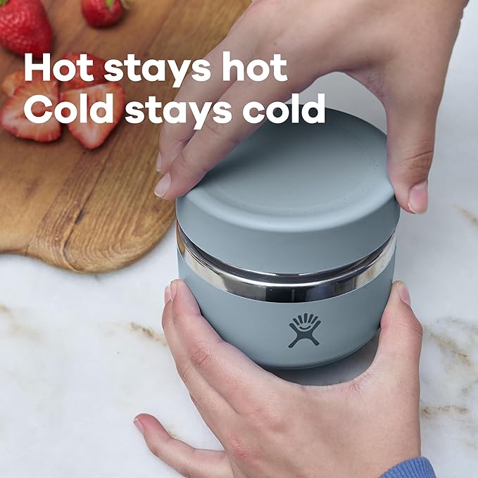 Hydro Flask Food Jar – Insulated Stainless Steel, Snack Travel Container for Hot Food & Soup 20 Oz Harbor Blue