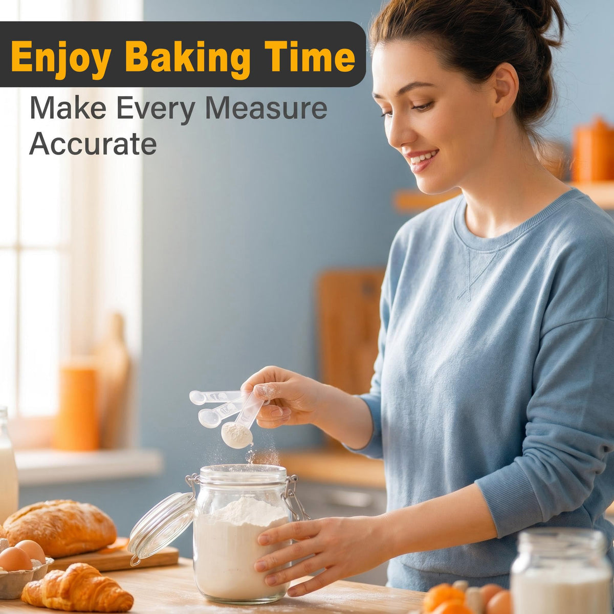 6 PCS Measuring Spoons Set (6 Count)