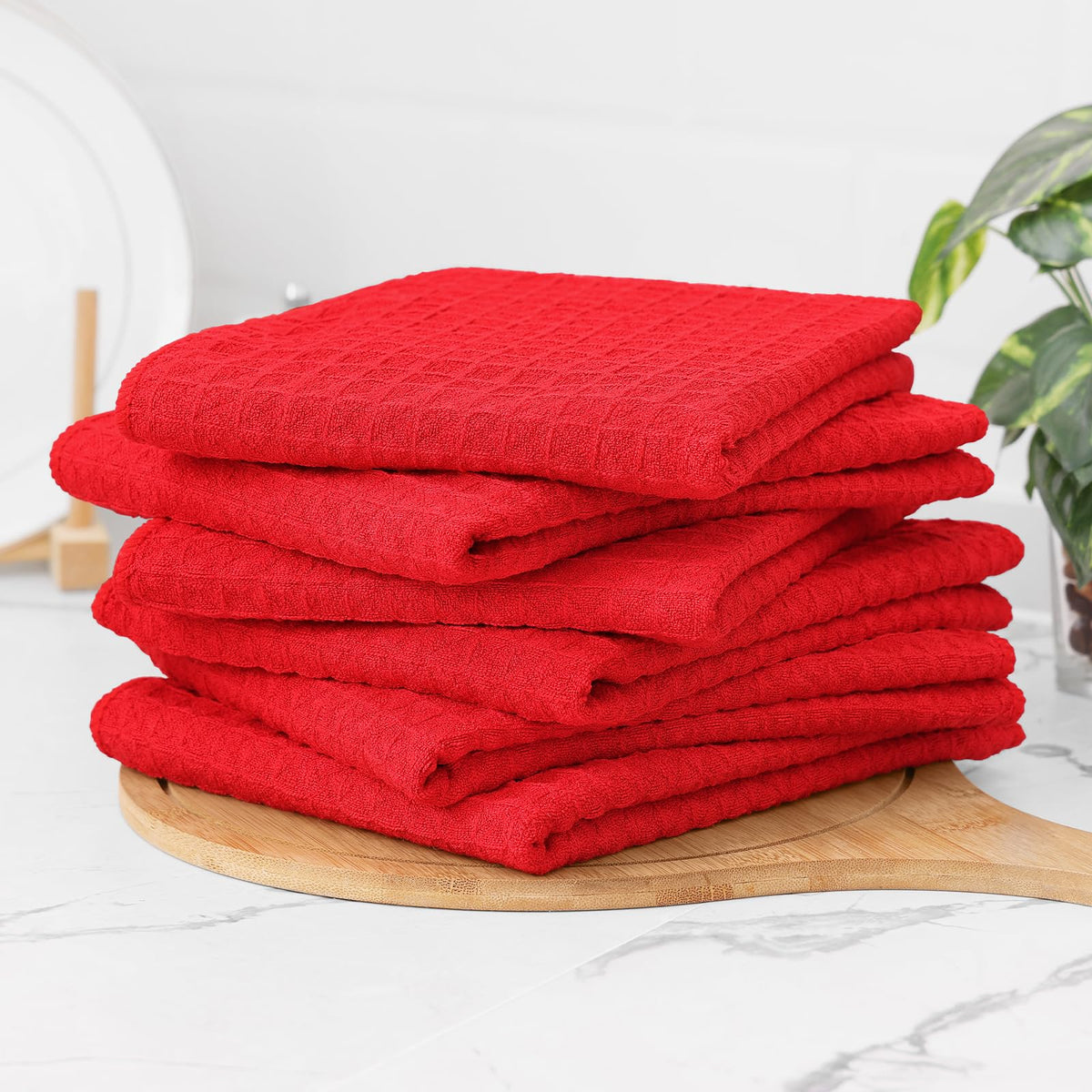 Microfiber Kitchen Towels and Dishcloths Sets (12 Count)