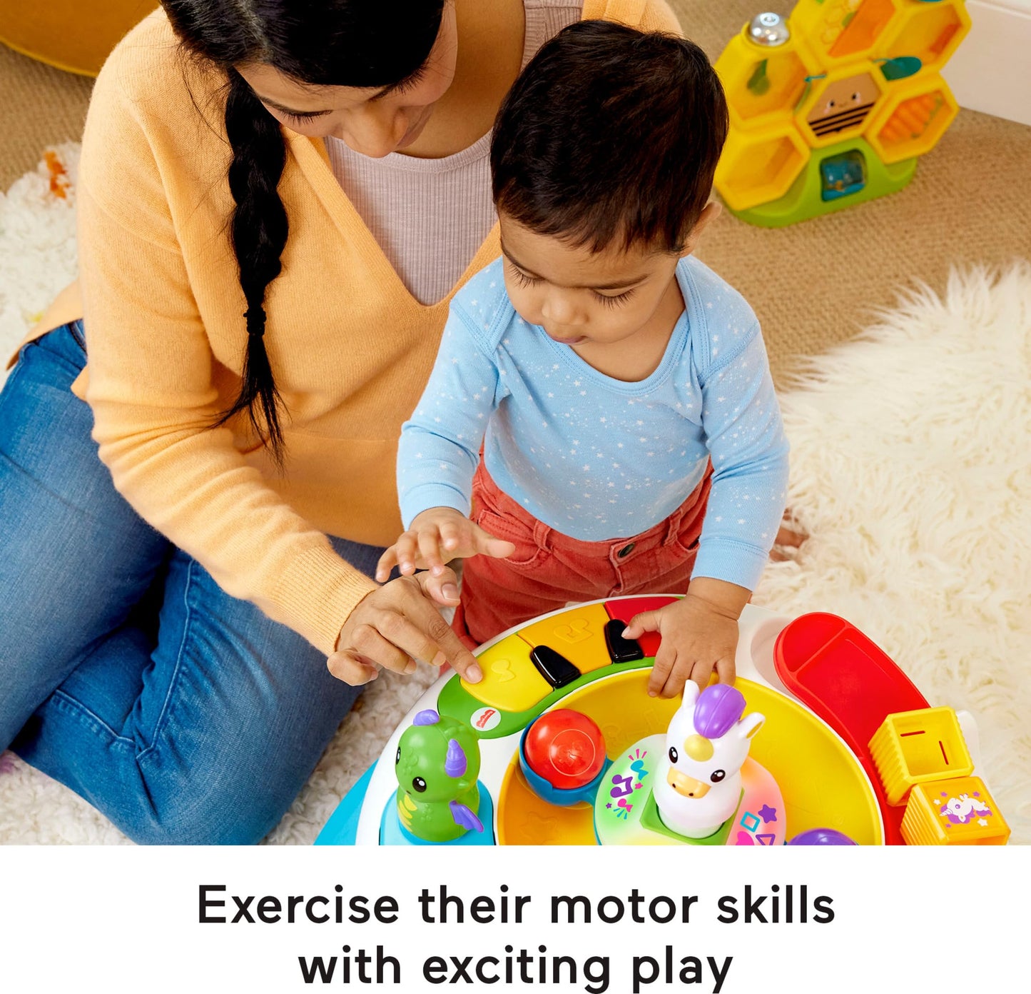 Fisher-Price Baby Play Kit Let’s Crawl & Cruise Gift Set, Developmental Toys and Activity Guide for Infants Ages 6+ Months