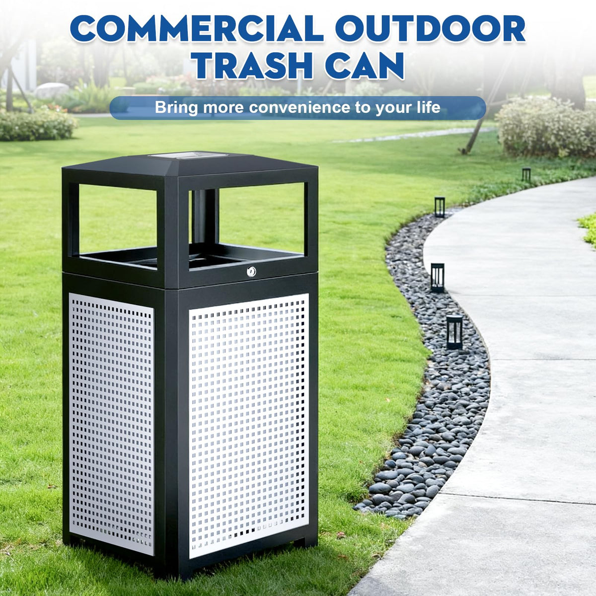 Outdoor Trash Can Commercial