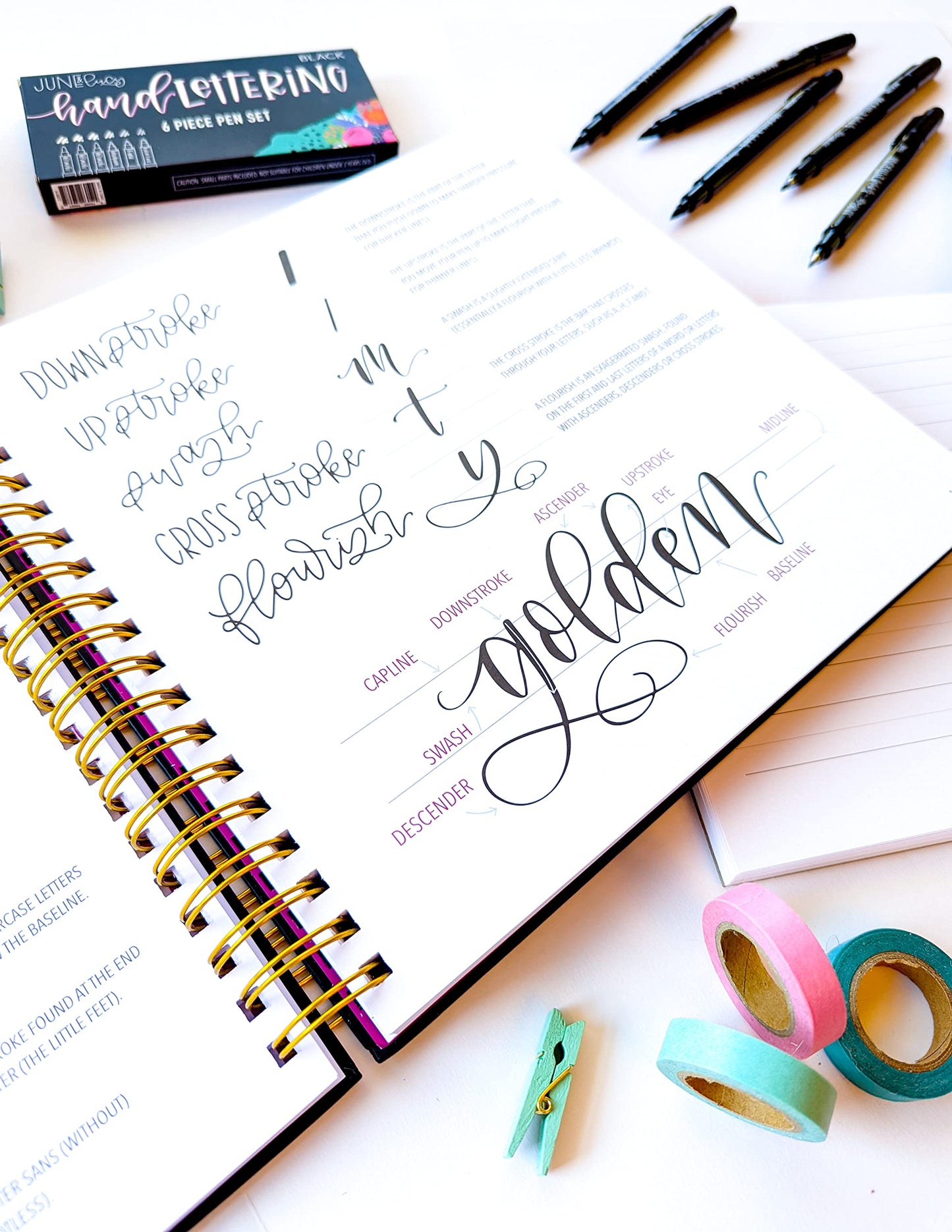 Calligraphy Kit for Beginners - Calligraphy Pen Set with Calligraphy Workbook