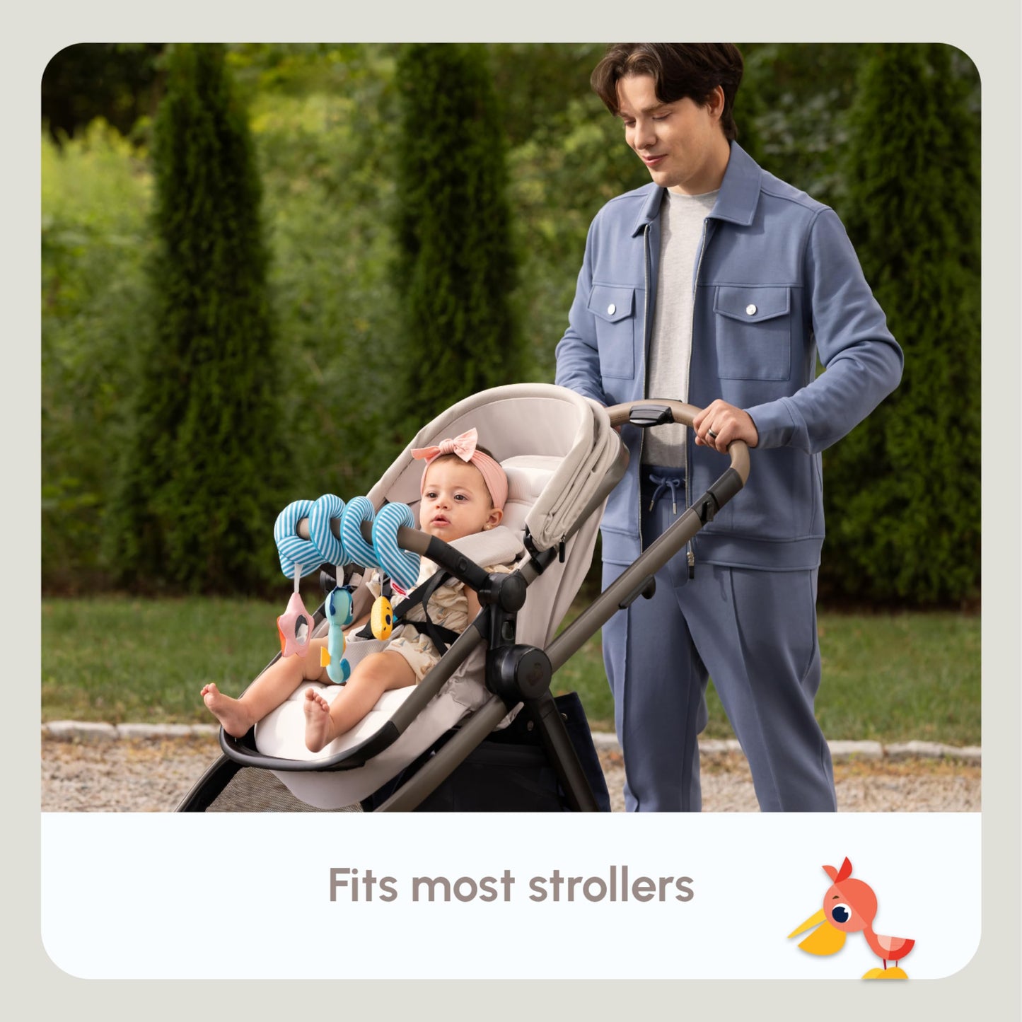 Tiny Love Spiral Stroller Activity Toy, Tiny Mariners