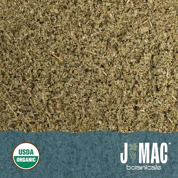 J Mac Botanicals, Organic Rubbed Sage (8 oz), Certified USDA Organic, Dried Rubbed Sage Leaf. Culinary Grade-excellent for sausage making, fresh Albanian harvest (Pack of 2)