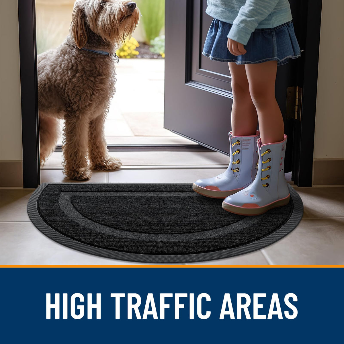 Half Circle Front Door Mat Outside 71x23 All