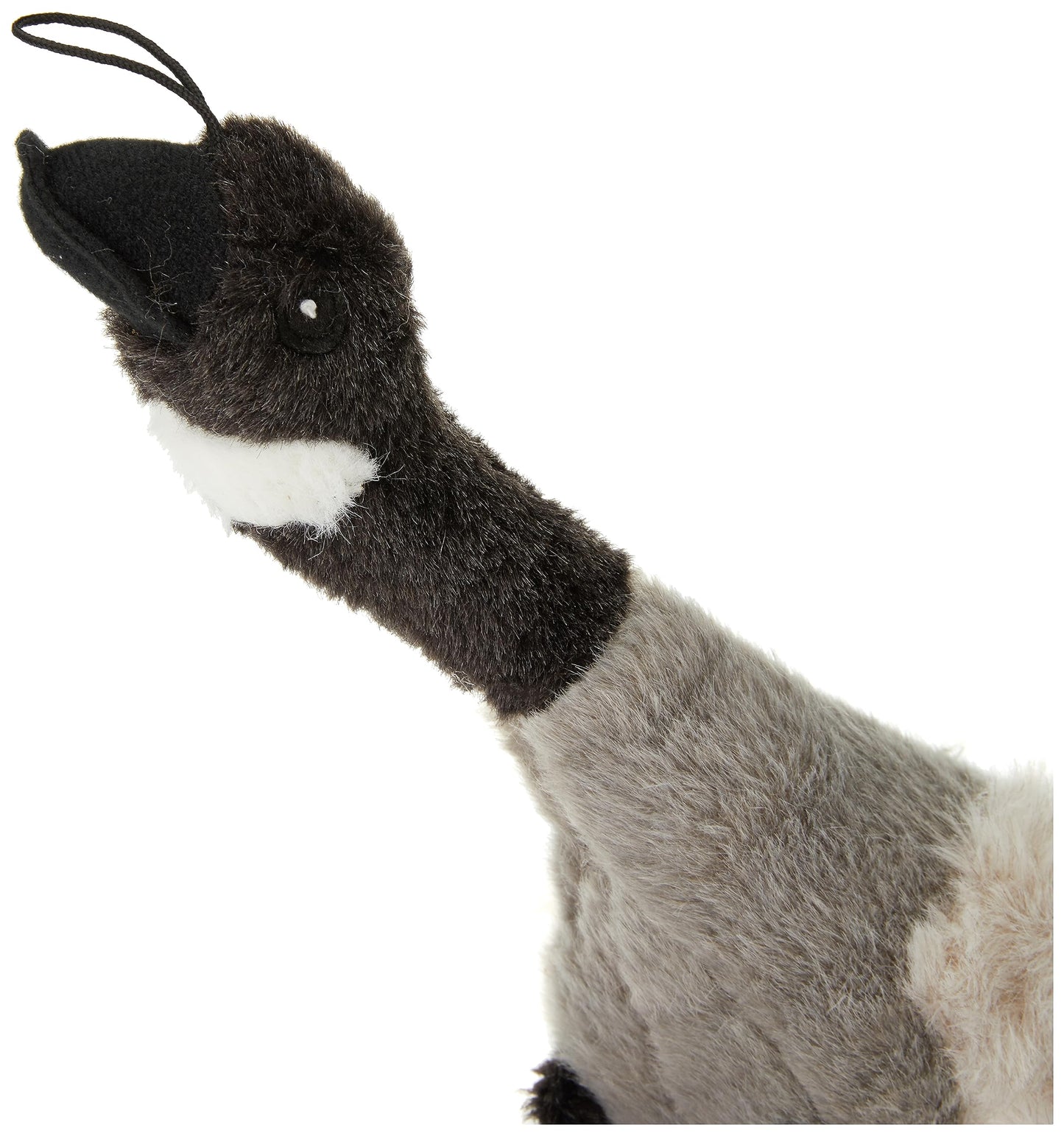 Multipet Canada Goose Migrator Bird Plush Dog Toy, Gray, 16" (37762), All Breed Sizes