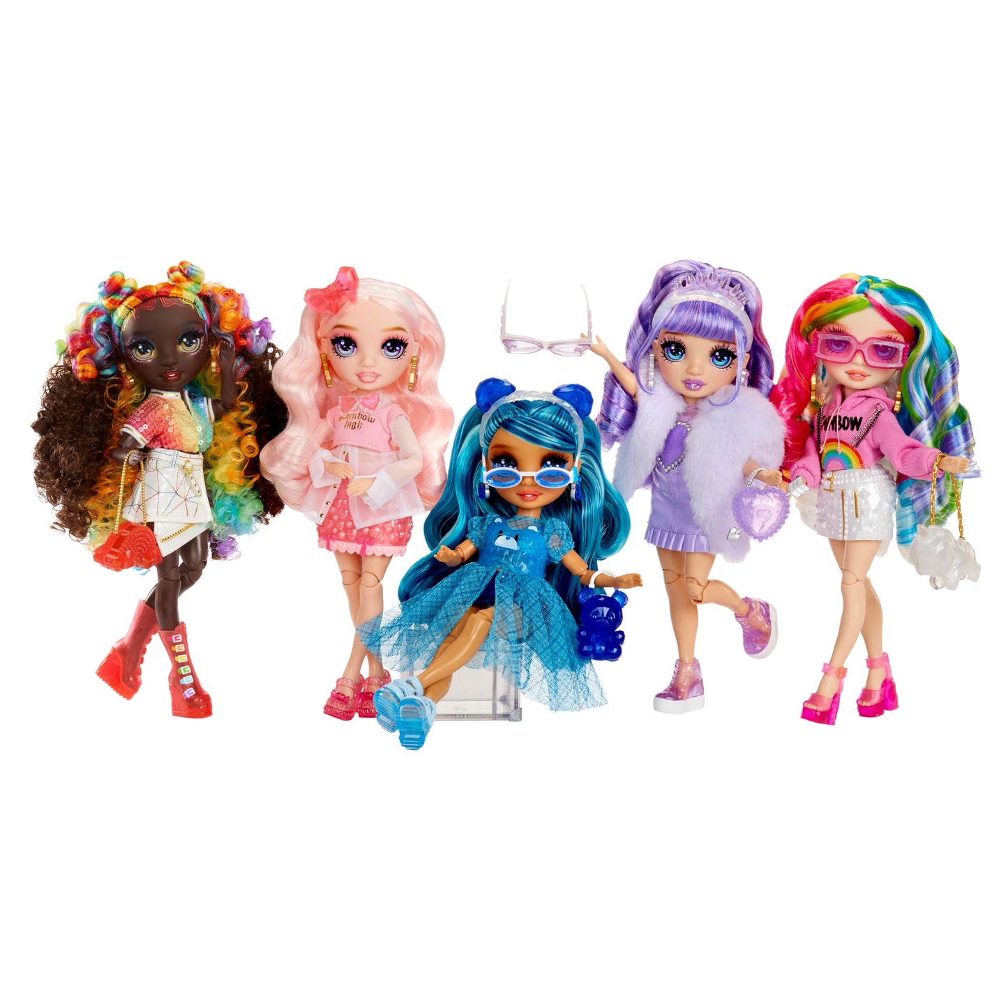 Rainbow High Creative Crystals Bella - Pink 11” Fashion Doll with Crystal Accessory Make It Kit, Ring for You, DIY, Crafts, Resin Play, Kids Gift 8+