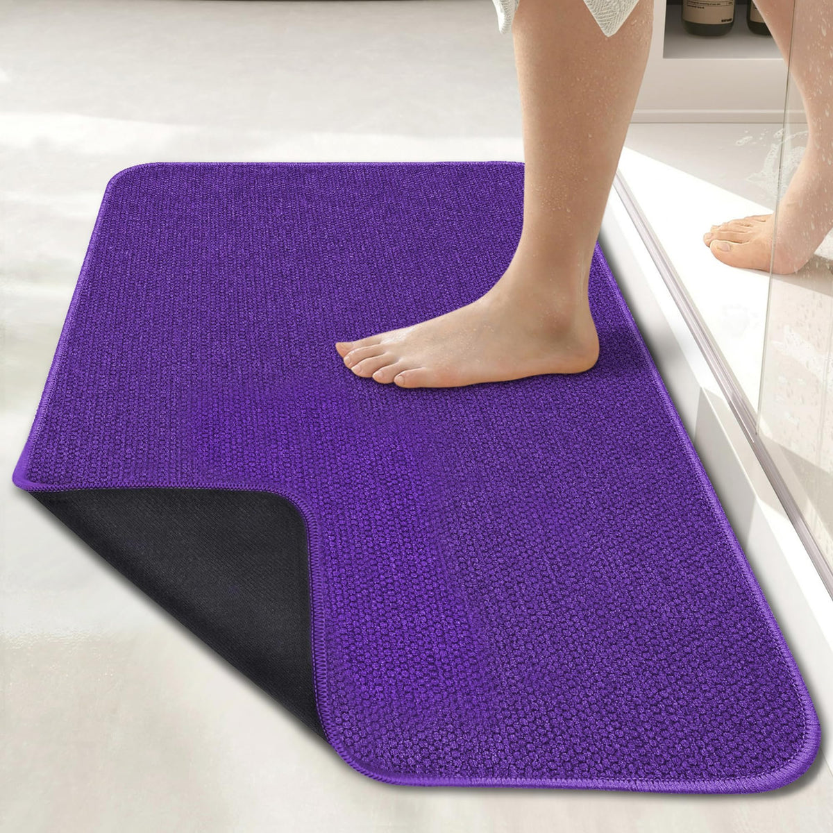 Bath Mat Ultra Thin Bathroom Runner Rugs (18 Sq Ft)
