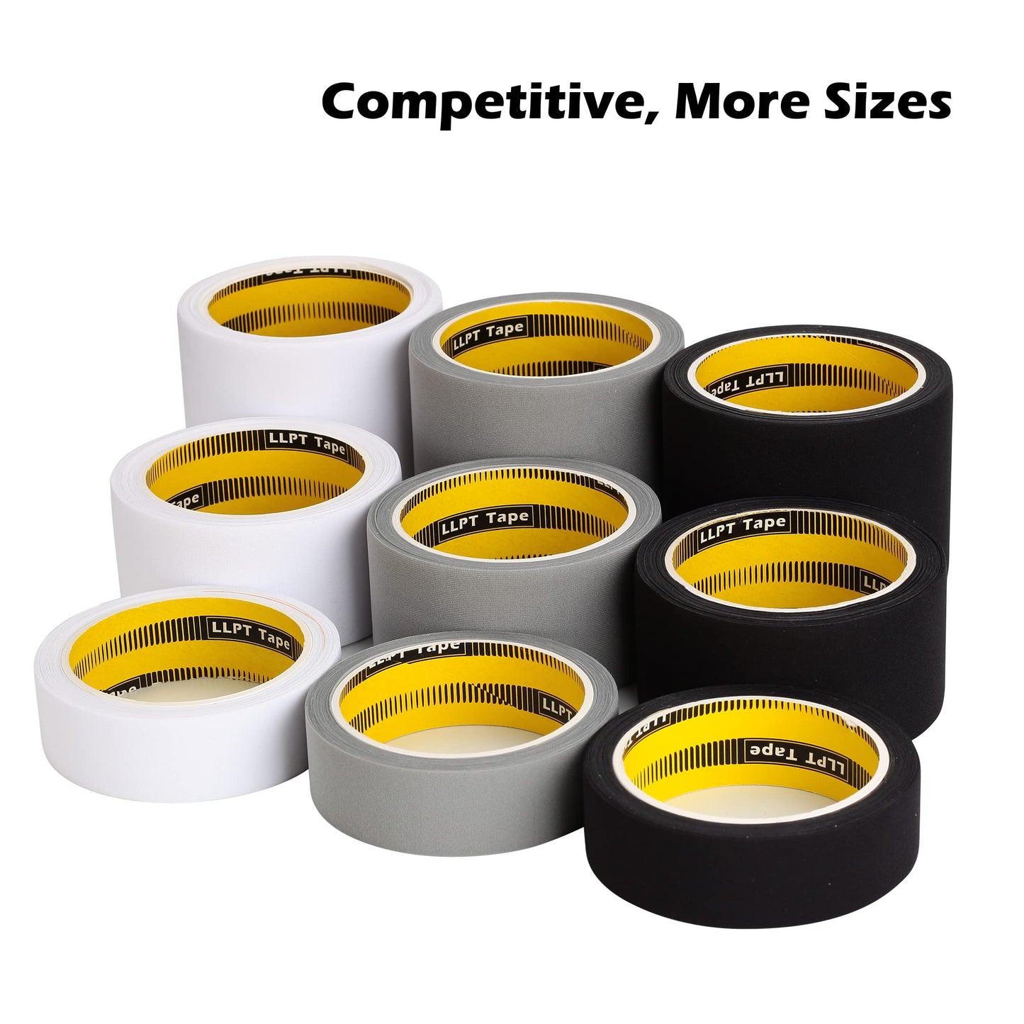 LLPT Iron On Repair Tape White 2" x 16.5 Ft Premium Patch Tape Fusing Durable Adhesive for Sofa Jeans Jackets Pants Curtains and DIY Decorations (IRP5005WT)