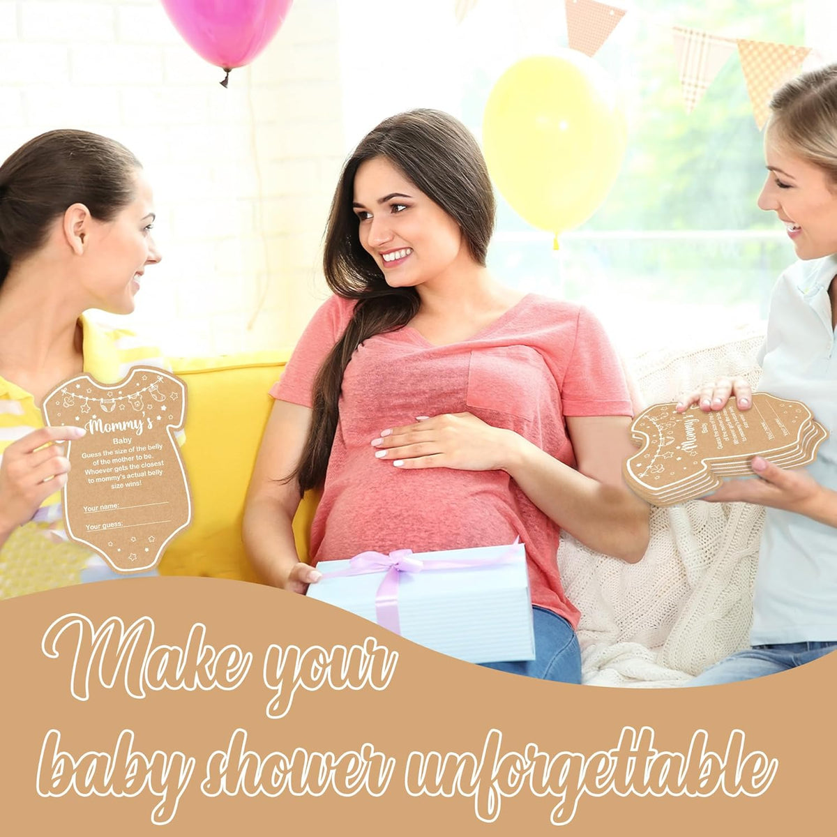 Baby Shower Games, Mommys Baby, Baby Shower Game, Set of 30 Cards, Baby Games for Baby Shower, Baby Shower Decorations, Baby Shower Ideas