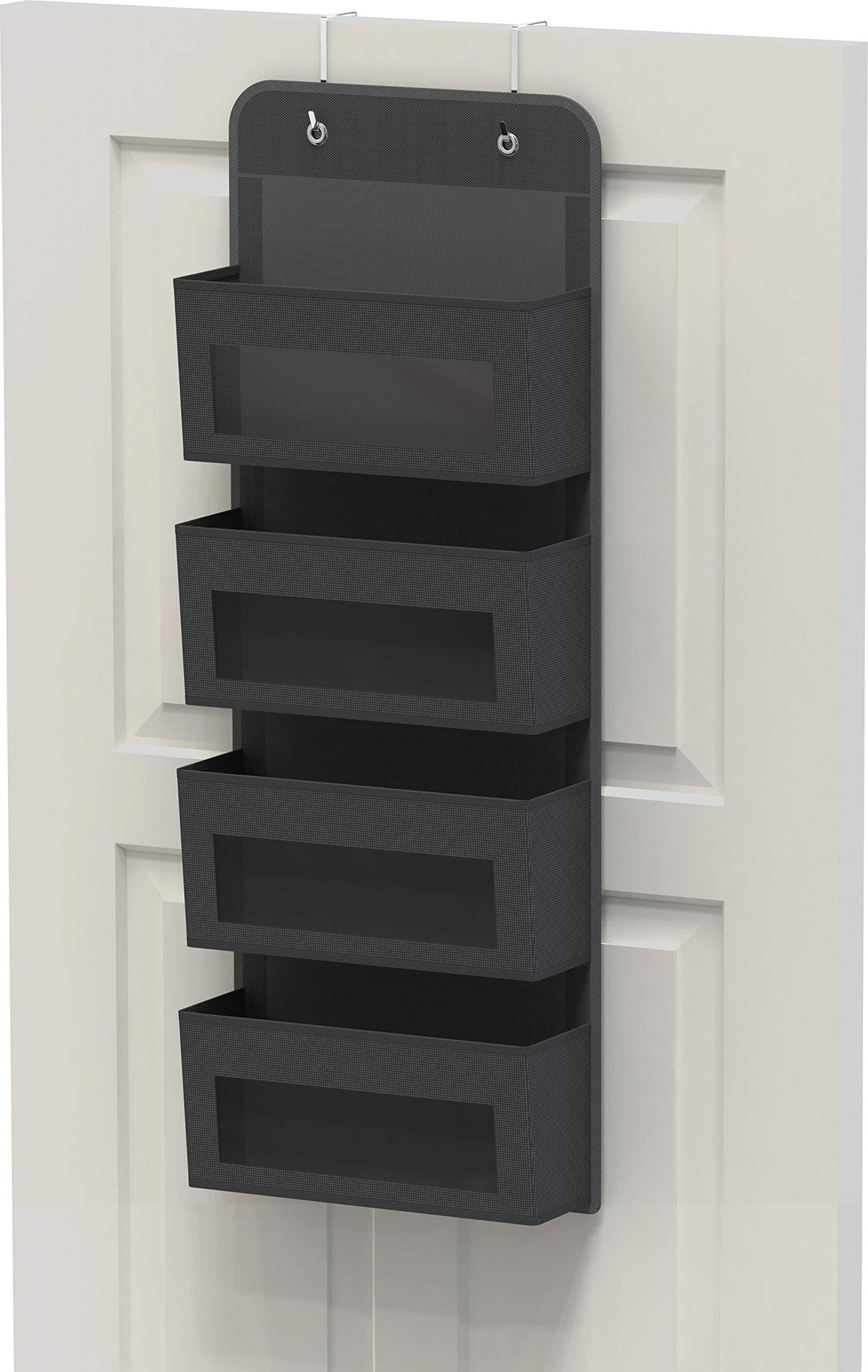 4 Clear Pocket Over Door Hanging Organizer