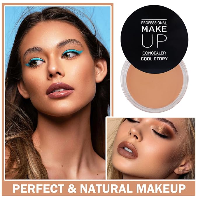 Under Eye Concealer for Dark Circles Color Corrector Pro Full Coverage Concealer de oieras Long-lasting Cover up Makeup-05 MEDIUM HONEY