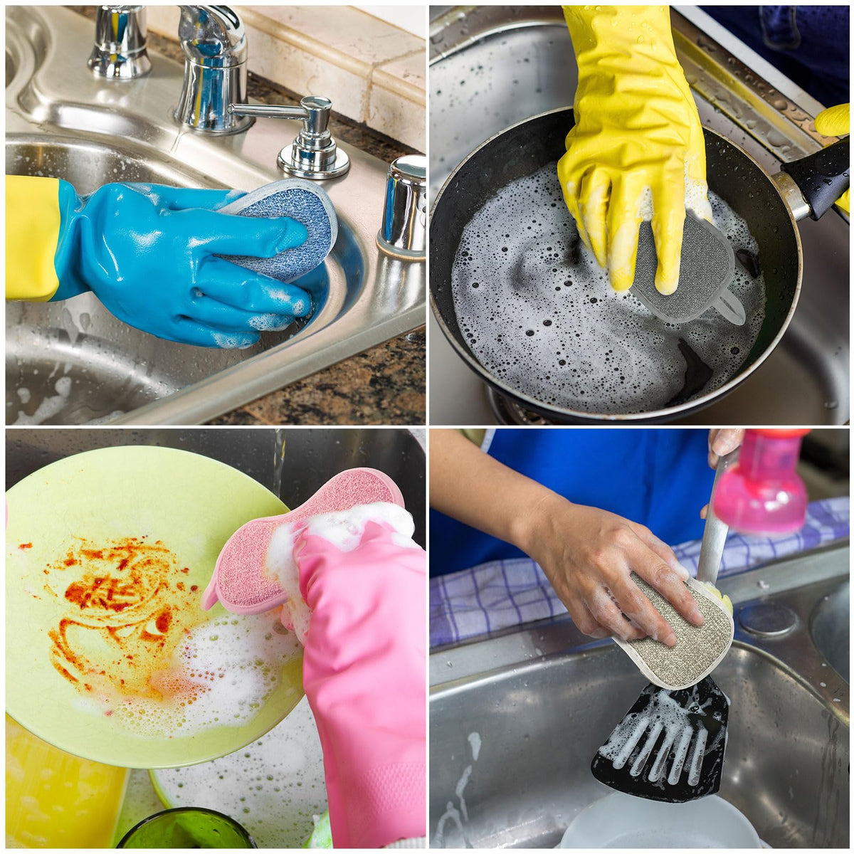 10 Pieces Multipurpose Kitchen Scrub Sponges