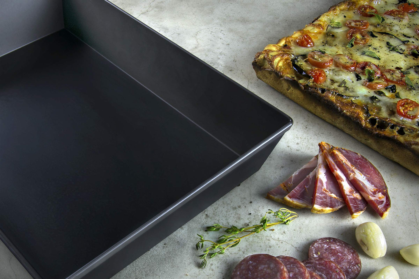 Lloyd Pans Detroit Style Pizza Pan 10 by 14 by 2.5 Inch -PSTK