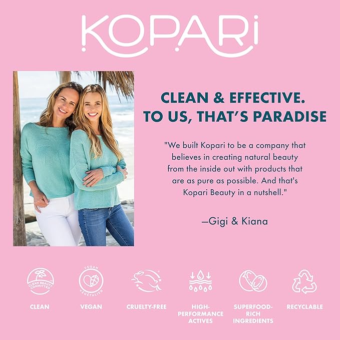 Kopari Lip Love Moisture Balm in Nude Beige SPF 30 - Mineral Zinc Oxide Tinted Lip Sunscreen, Ceramide Barrier-Boosting Hydration, Clean Vegan, 0.35 oz