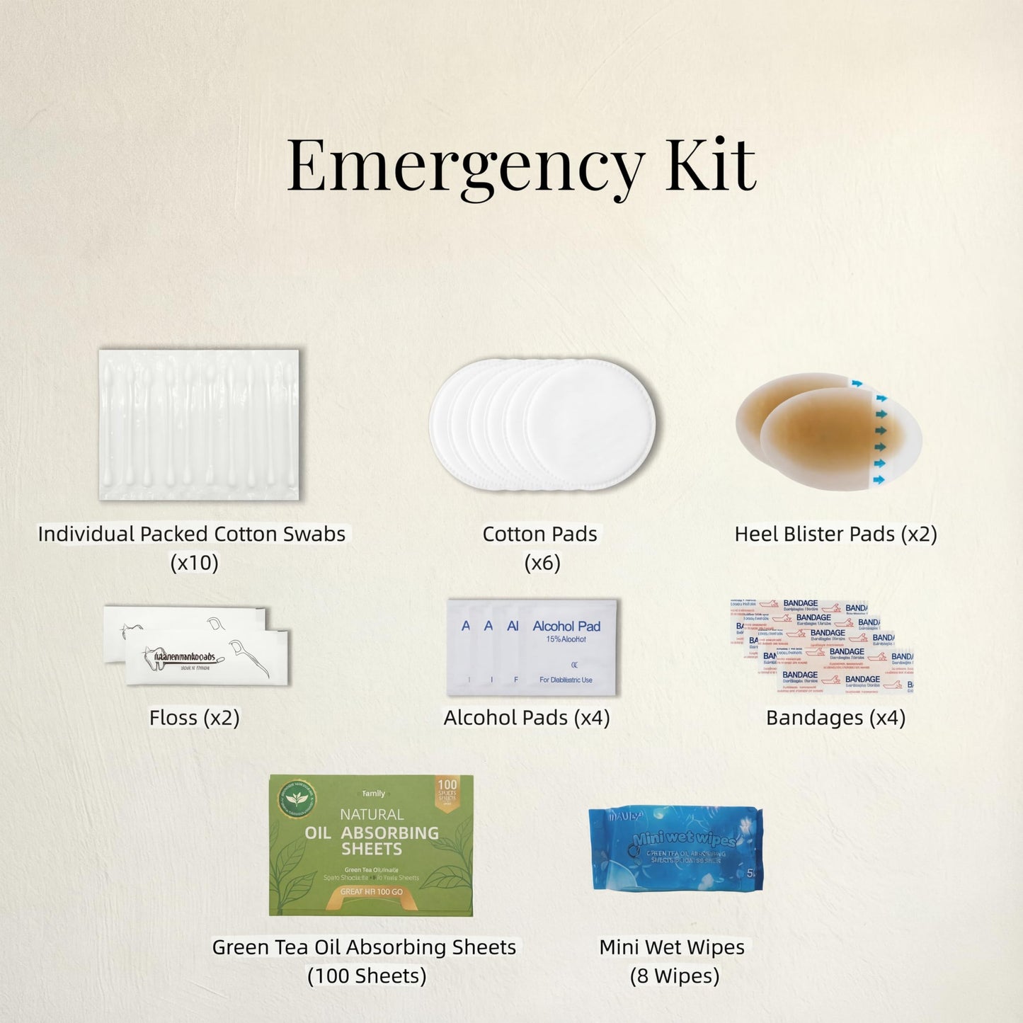 HygaLivia Wedding Emergency Kit | 30+ Essentials | 100+ Pieces | Bridal Emergency Kit for Wedding Day