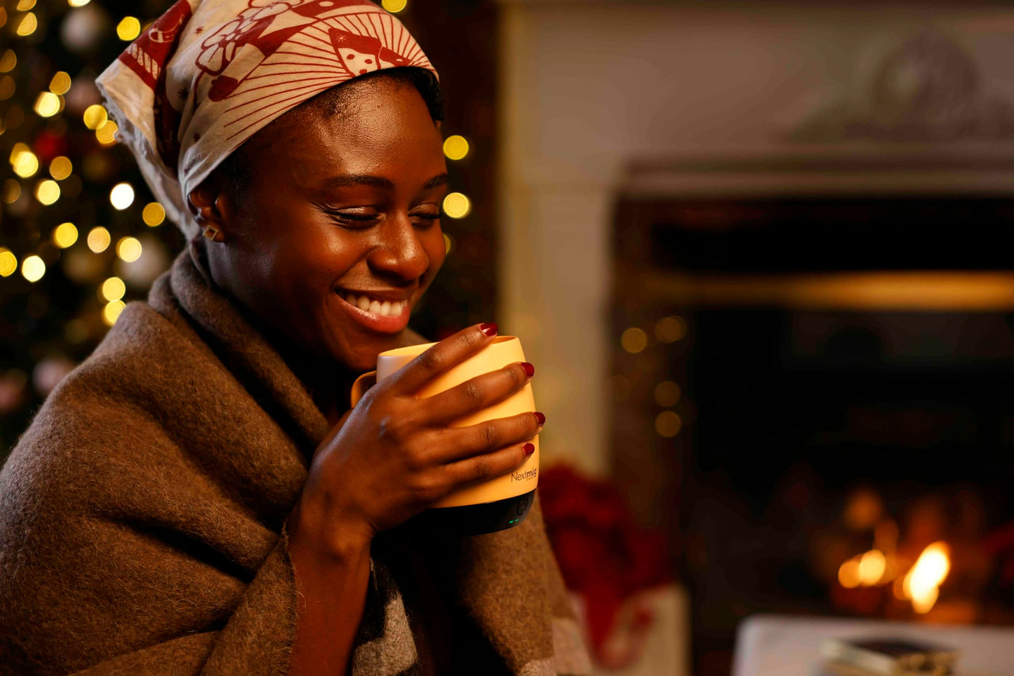 Nextmug - Temperature-Controlled, Self-Heating Coffee Mug (Sage - 14 oz.)