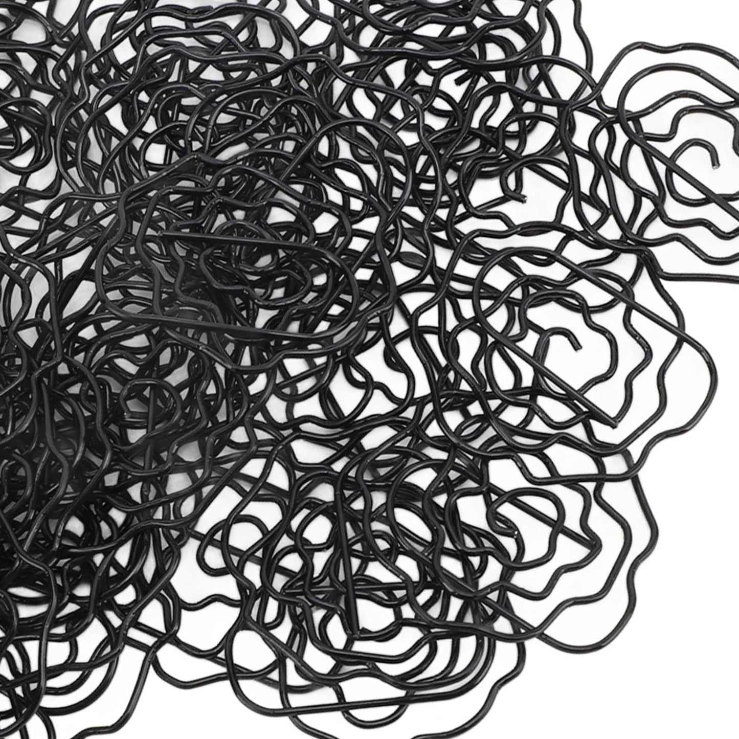 Paperclips Set, Metal Decorative Exquisite 50pcs Flower Paper Clips Cute for Office for Scrapbooking (Black)
