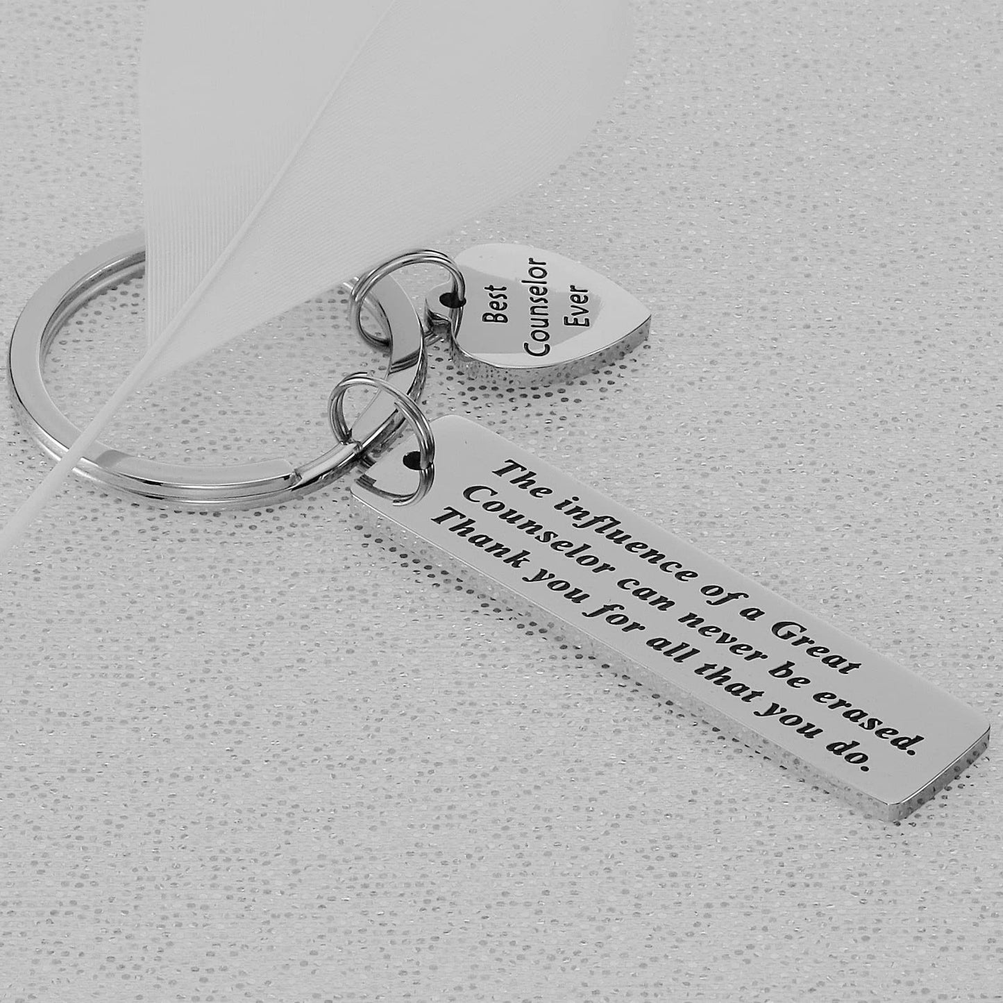 Kivosliviz Mental Health Counselor Gifts Keychain - Gift for School Counselor Key Chain