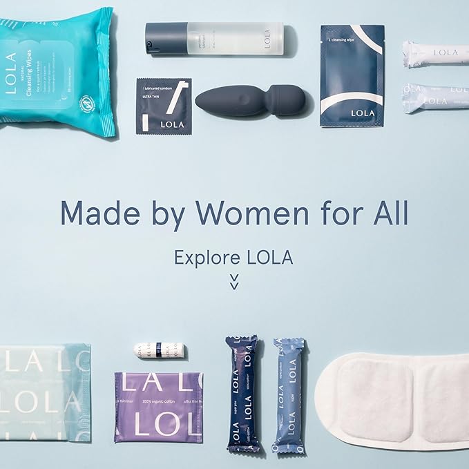 LOLA Organic Cotton Tampons with Cardboard Applicator, 36 Count (2 Packs of 18) - Tampons Regular, Period Feminine Hygiene Products, HSA FSA Approved Products Feminine Care