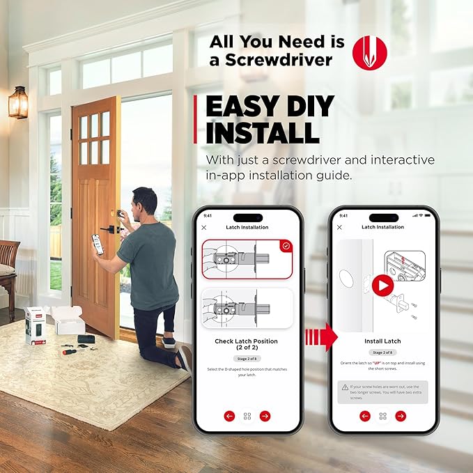Kwikset Halo Select Plus Matte Black Touchscreen Apple Home Keys Tap-to-Unlock, Wi-Fi and Matter Enabled Smart Lock Deadbolt with Door Status Sensor and Intrusion Detection