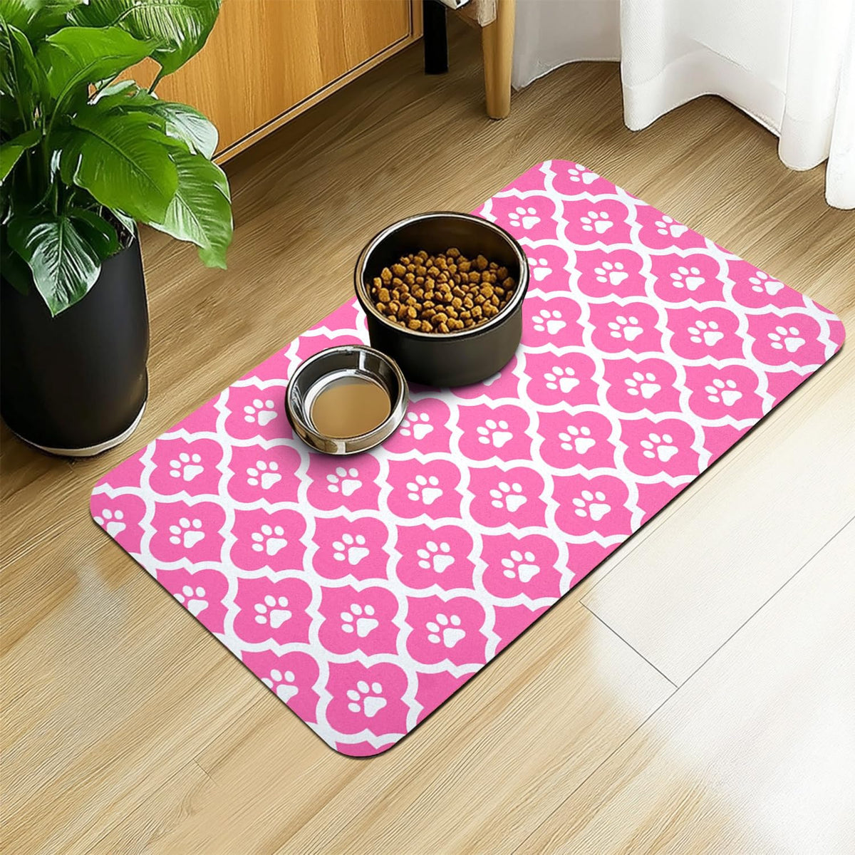 Xspatroias Dog Food Mat 17X30 Inch