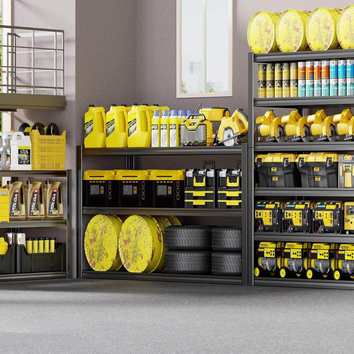 65" W Garage Shelving Heavy Duty