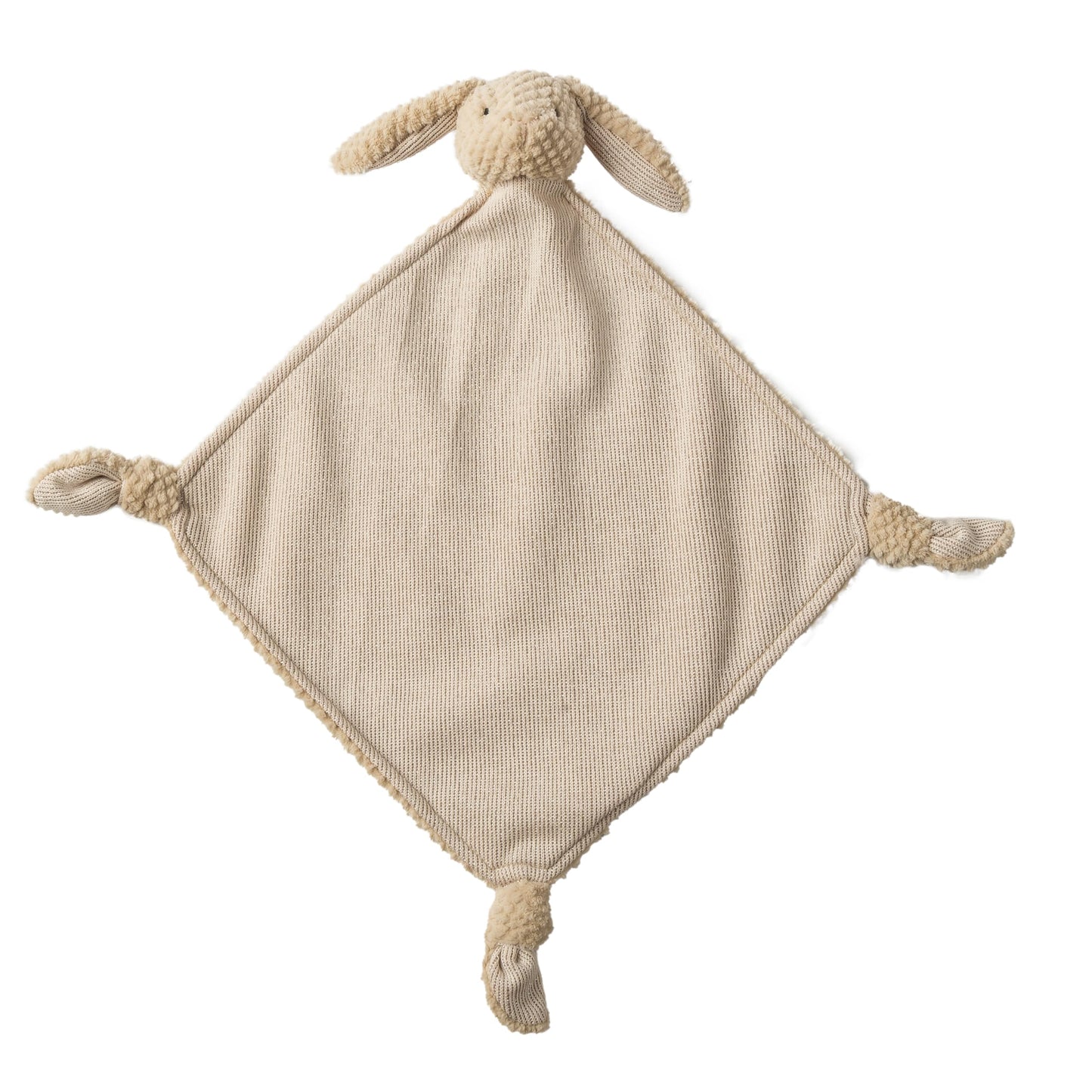 Mary Meyer Lovey Baby & Toddler Stuffed Animal Security Blanket Plush Soft Snuggle Toy, 8.5-Inches, Tan Bunny