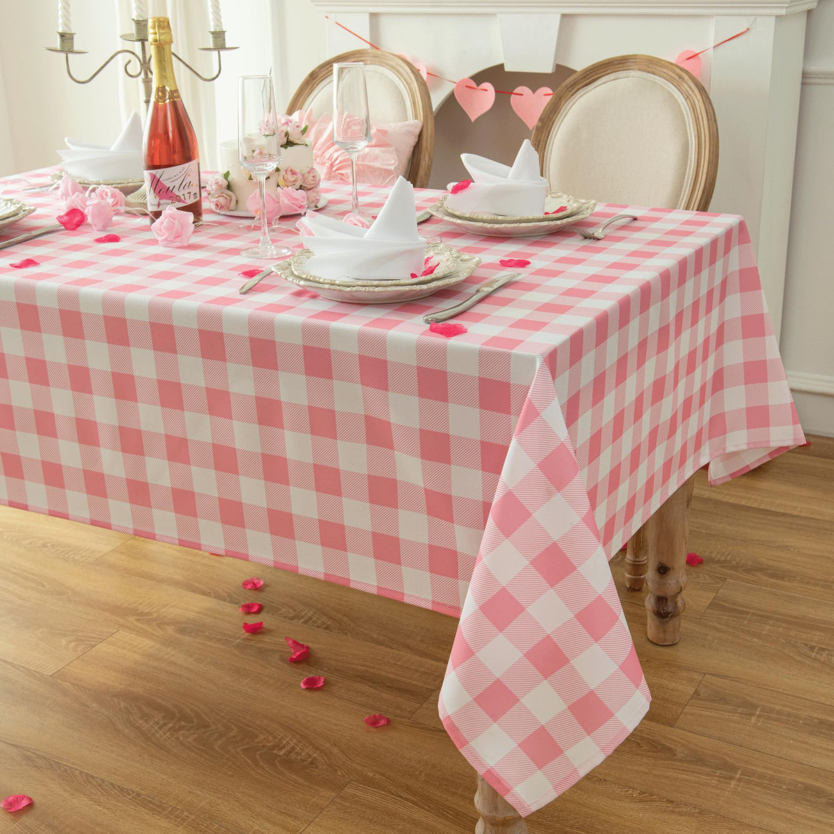 Waterproof Plaid Tablecloth Fabric