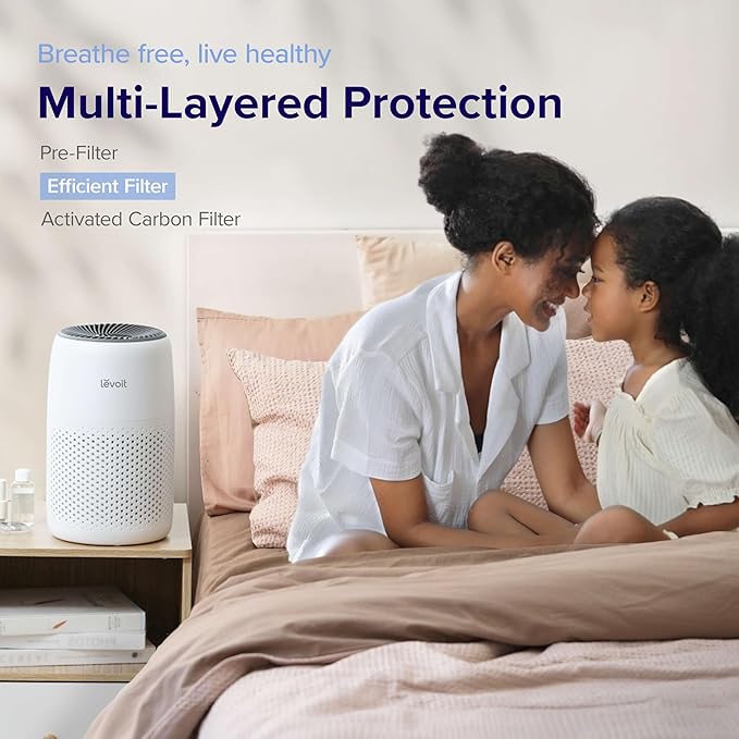LEVOIT Dual 200S Smart Humidifiers & Top Fill Humidifier Replacement Filters & Air Purifiers for Bedroom Home