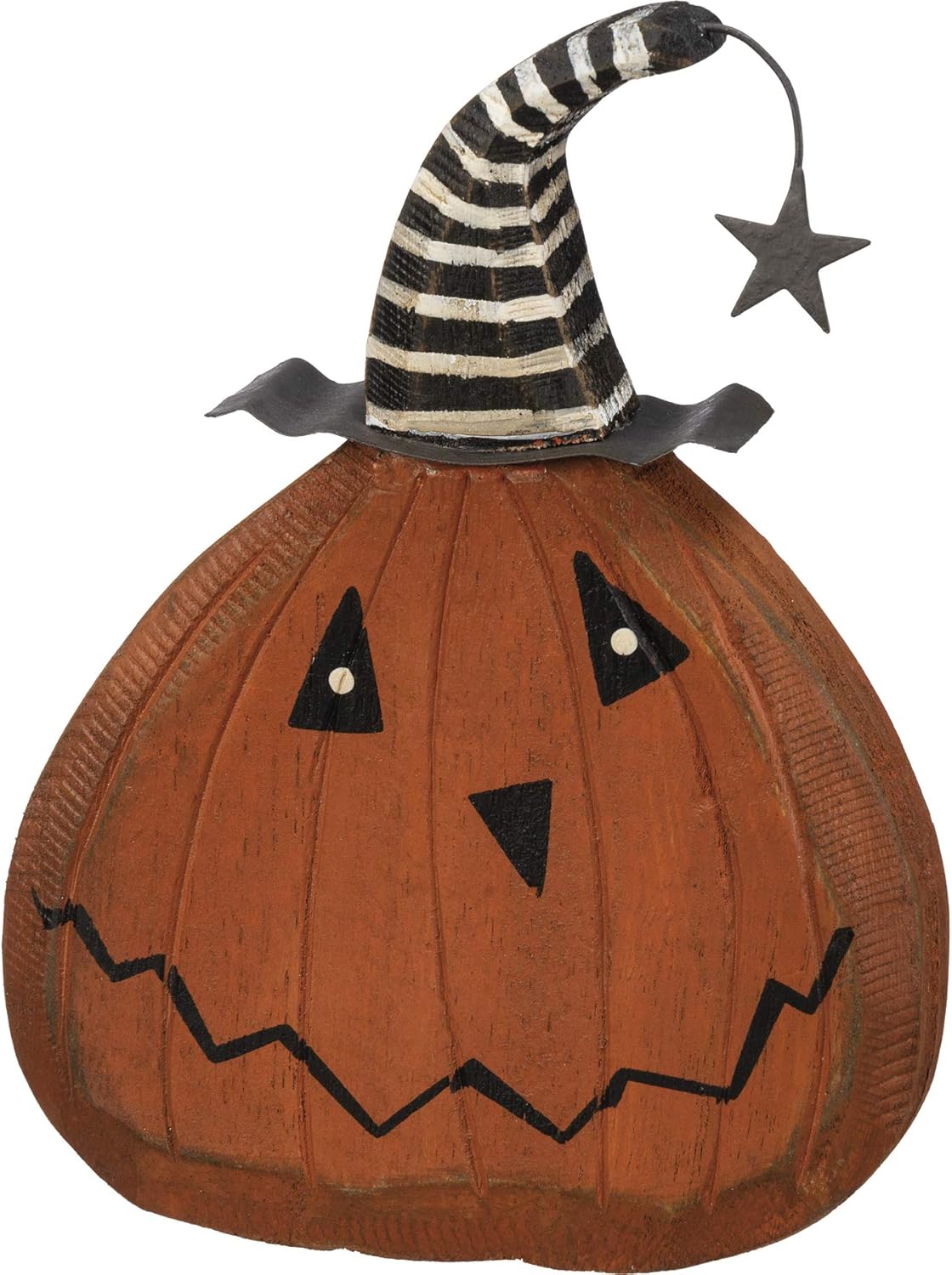 Primitives by Kathy Halloween Pumpkin Head Chunky Sitter
