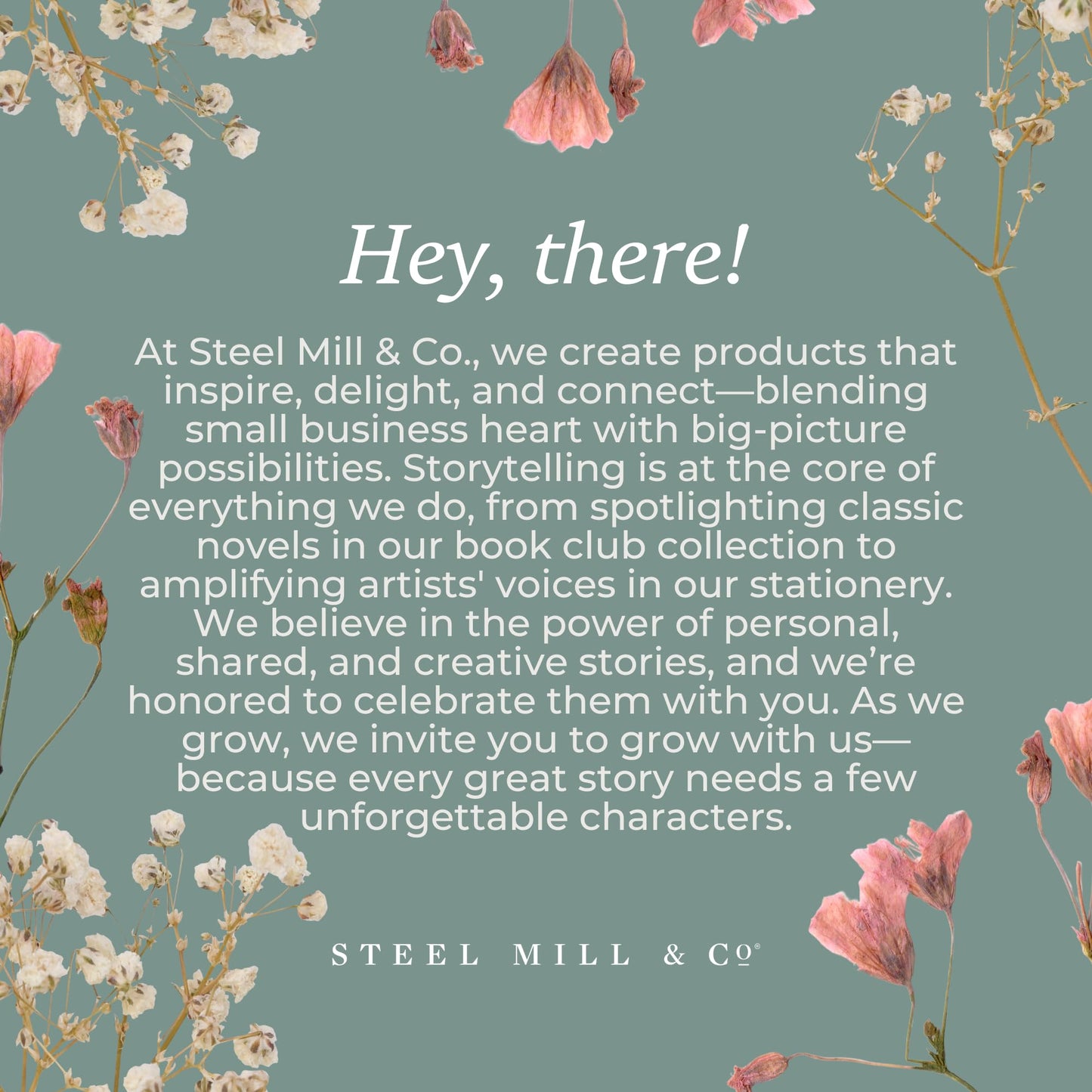 Steel Mill & Co Classic Literature Journal, 8.25" x 5.25", Vegan Leather Notebook with Lined Pages and Elastic Band (Alice's Adventures in Wonderland)
