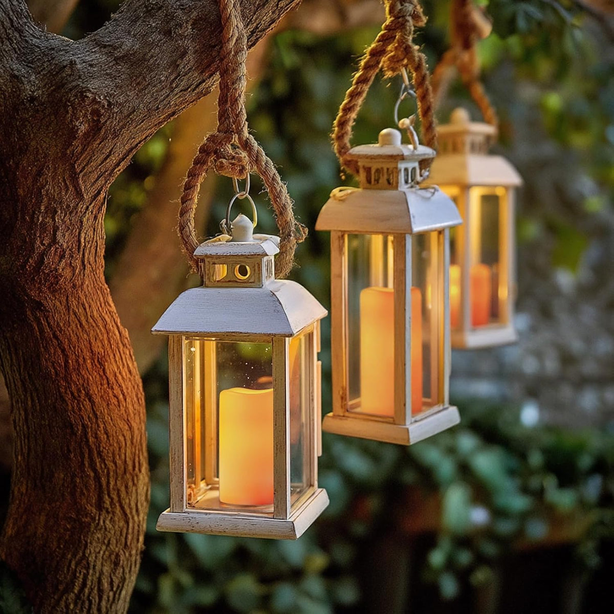Amagic Waterproof Outdoor Flameless Candles with Timer, Battery Operated Candles with Remote Control, Electric LED Pillar Candle for Outside Patio, Garden, Wedding Decor, D3 x H4 5" 6", Set of 9