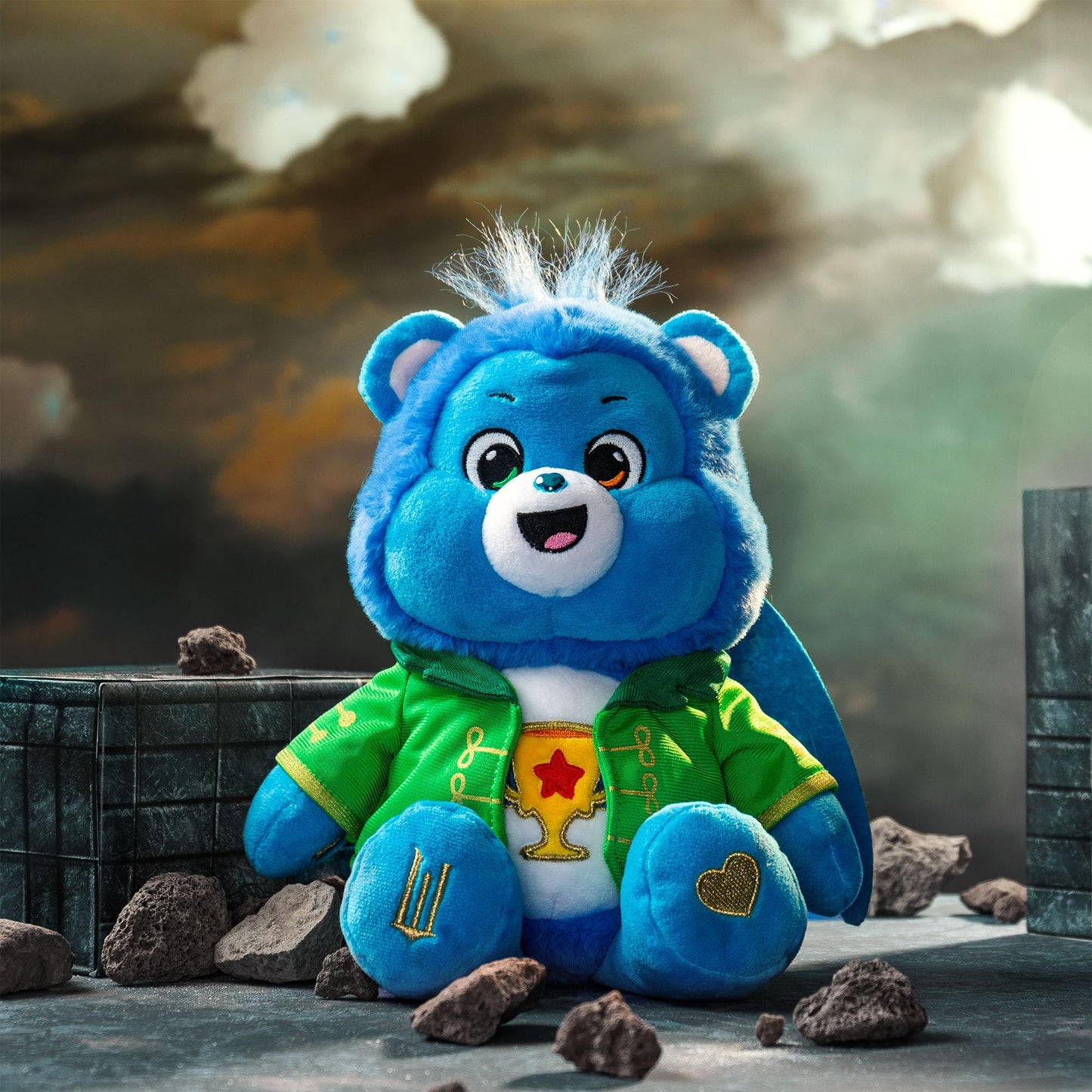 Care Bears x Wicked Champ Bear as Chistery Amazon Exclusive 12" Plush