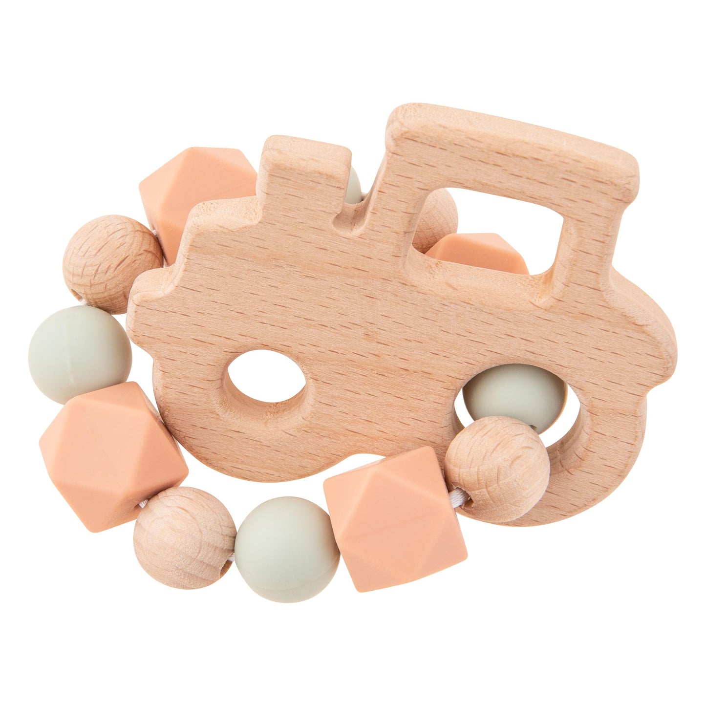 Stephen Joseph, Silicone Teether, Natural Wood Teether, Farm