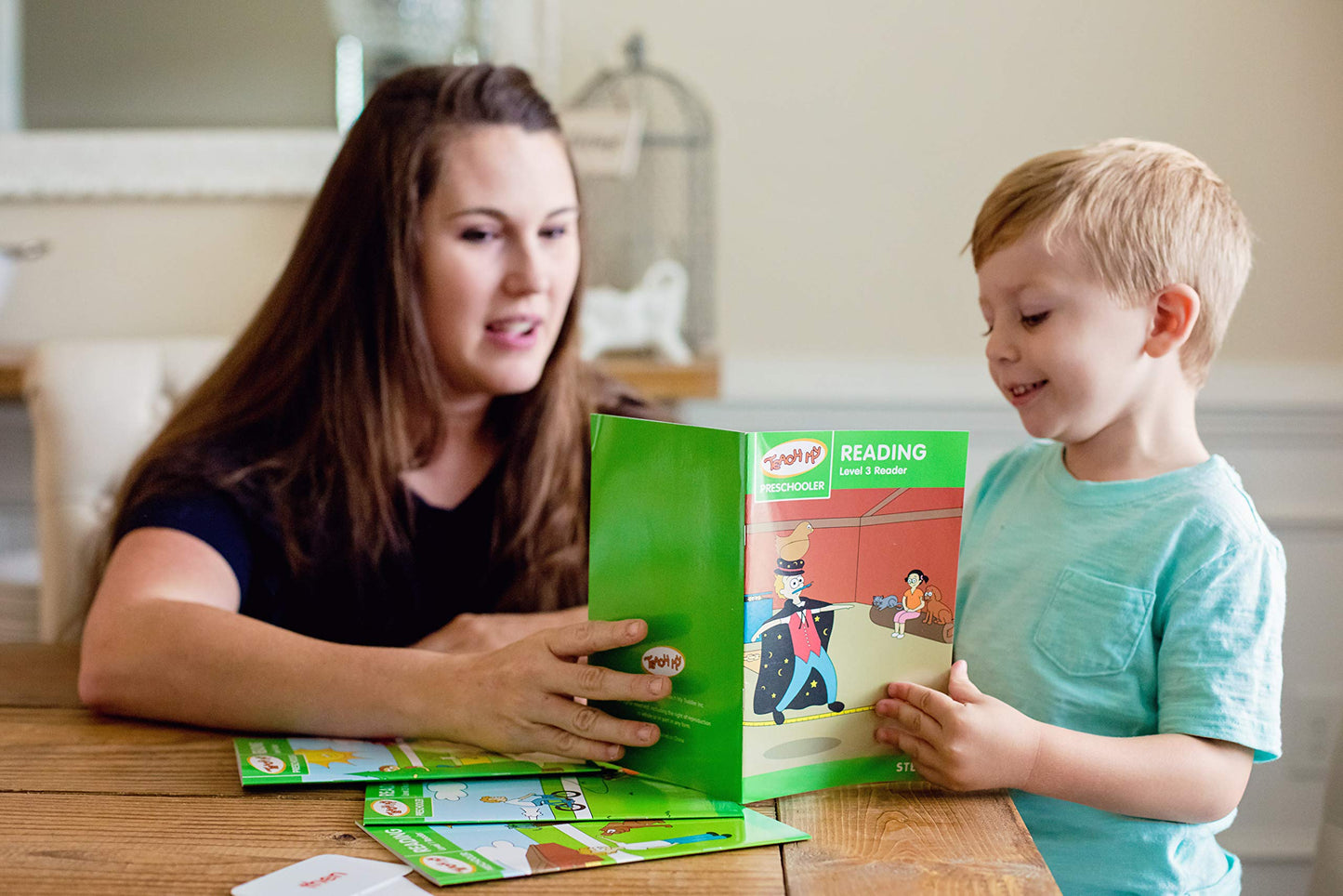 Teach My Preschooler Learning Kit: Screen-Free. Preschool Readiness. All-In-One Kit. Teach Reading, Printing, Numbers to 100, Early Math. 70+ pieces plus teaching guides and storage case. Age 3yrs+