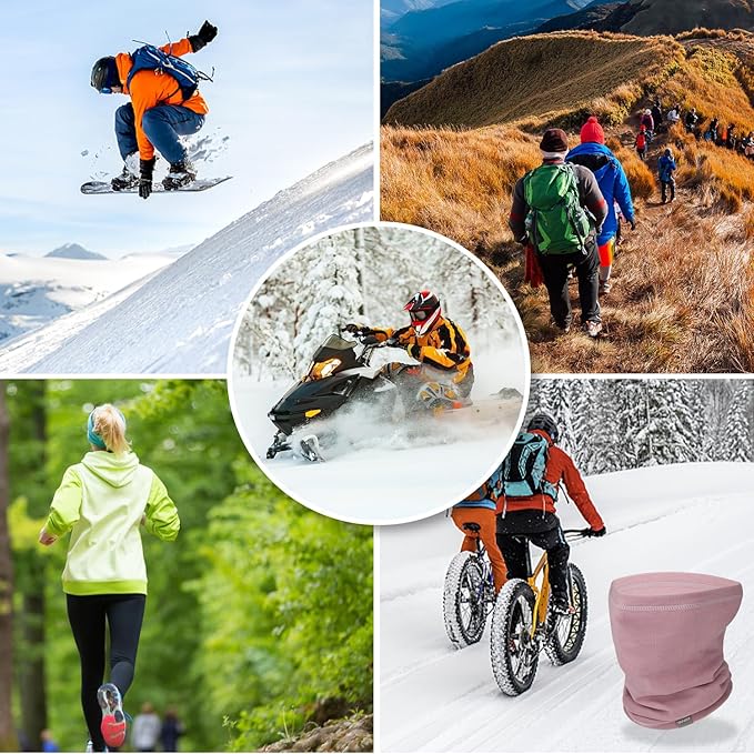 Neck Gaiter Winter Neck Warmer for Men & Women Windproof Face Mask for Cold Weather Breathable Ski Face Cover Scarf