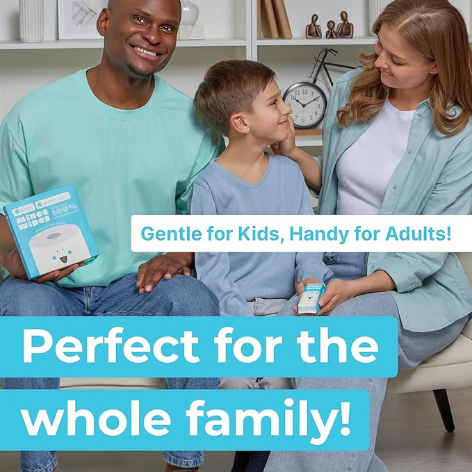 Impossibly Compact Travel Flushable Wipes - 99.5% Water and Aloe - Safe for Sensitive Skin, Hypoallergenic & Unscented - Travel Essentials for Adults, Kids & Baby Care - 24 Pack Total 144 Wipes