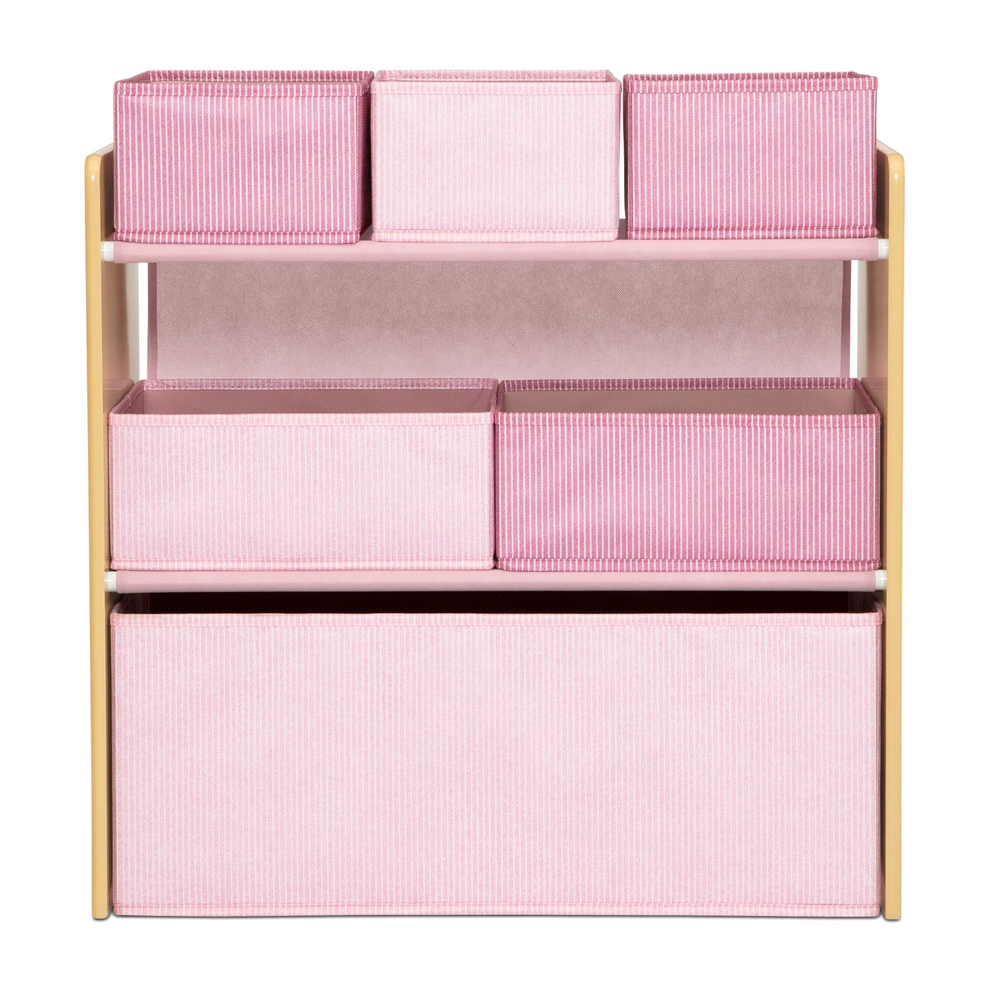Delta Children - GapKids 6 Bin Toy Organizer - Greenguard Gold Certified, Blush Pink