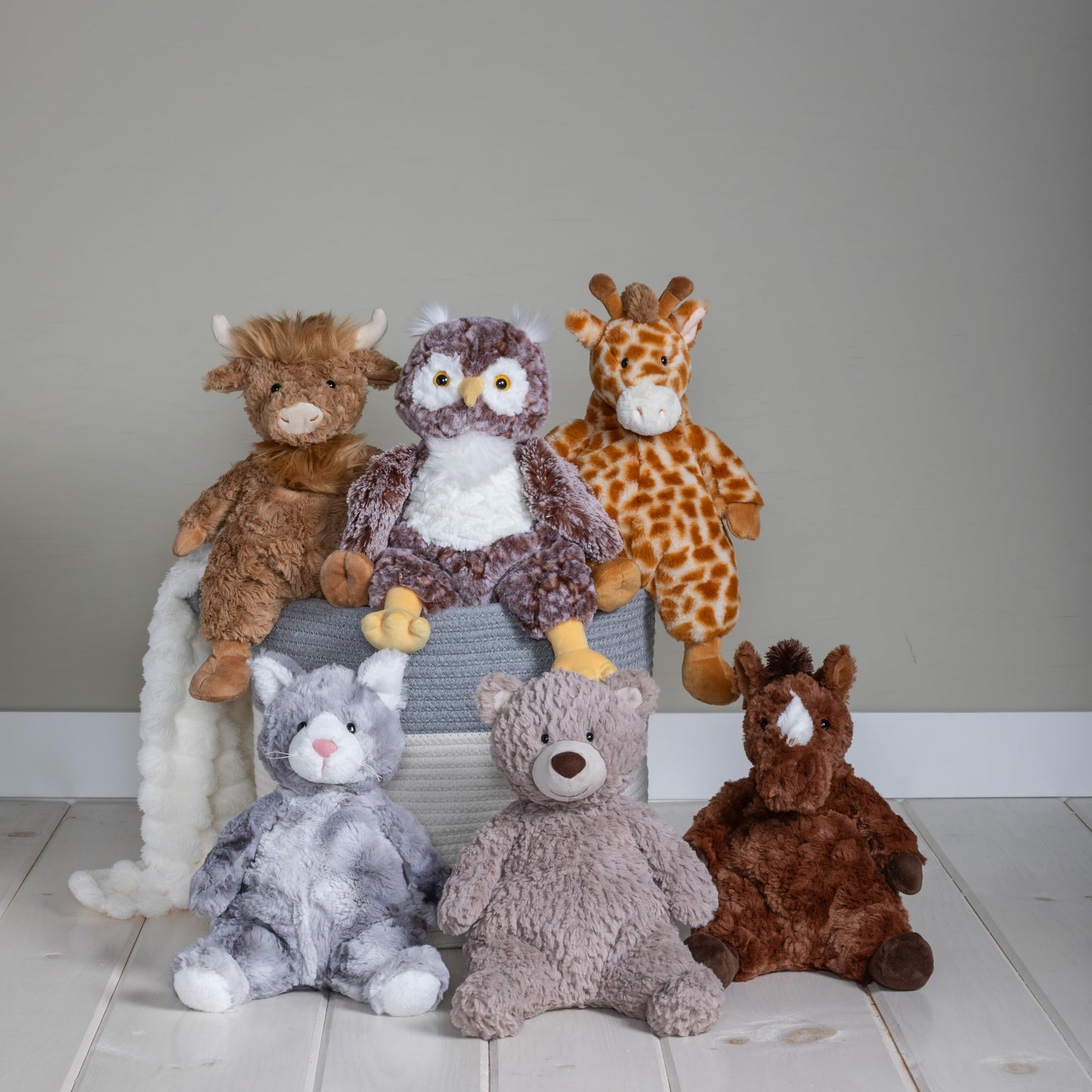 Mary Meyer Stuffed Animal Snuggables Plush Soft Toy, 14-Inches, Owl