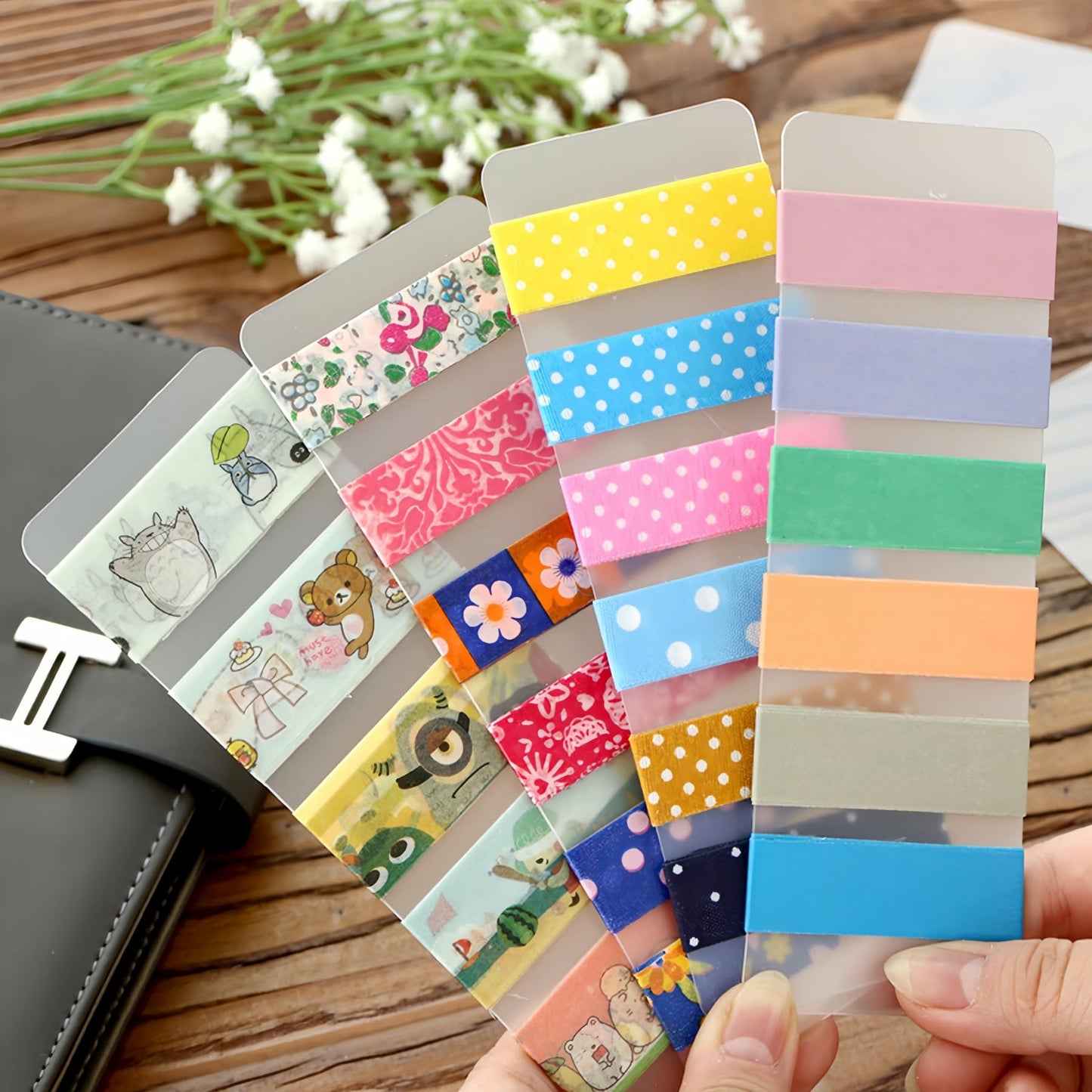 APZDFGIFCD 50Pcs Washi Cards, Storage Bookmark Washi Tape Plastic Blank Board Separate for Scrapbooking, Art Crafts, Display, Travel Journal,Office School Supplies,15cm x 5cm