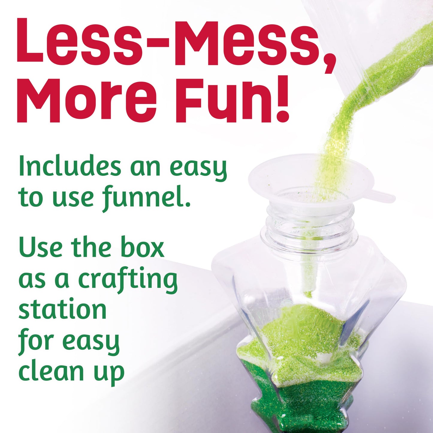 Creativity for Kids Sand Art Christmas Tree Kit | Layer, Design & Create Your Own Sparkly Tree | DIY Easter Basket Stuffer Arts & Crafts for Kids to Boost Creativity & Confidence (Ages 6+)