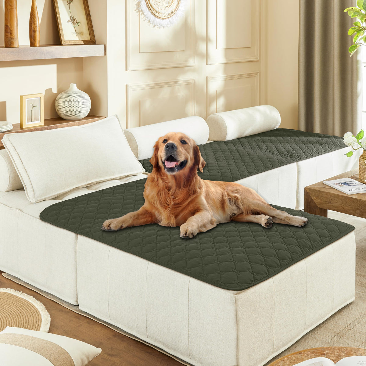 gogobunny Waterproof Blanket for Dogs,Couch Covers for Sectional Sofa